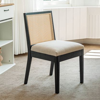 Weston Cane Dining Chairs (Set of 2)