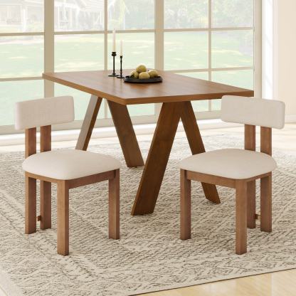 Cross Dining Table Set For 4-6