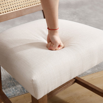 Harvey Cane Back Dining Chairs (Set of 2)