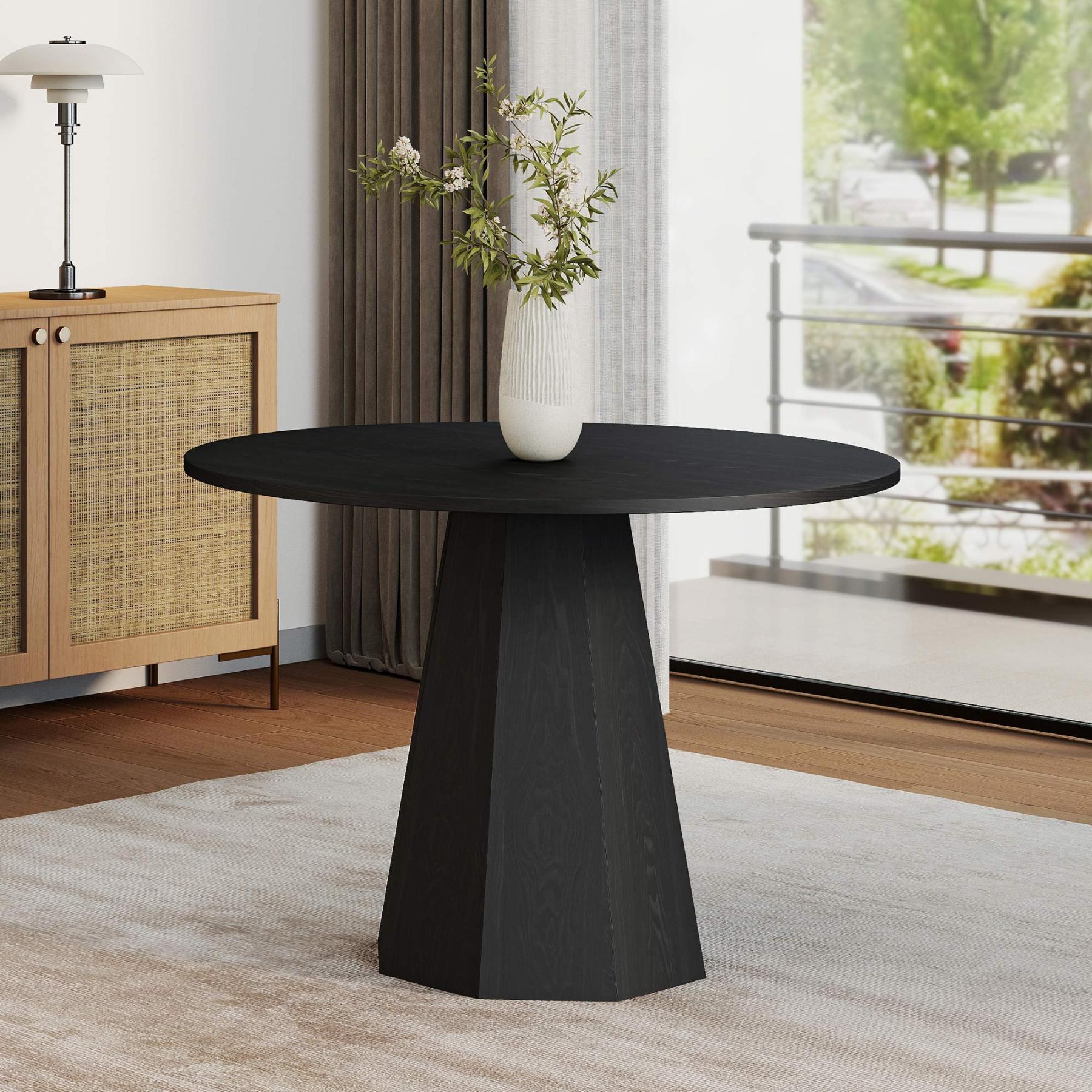 Clark 39" Round Modern Dining Table Set