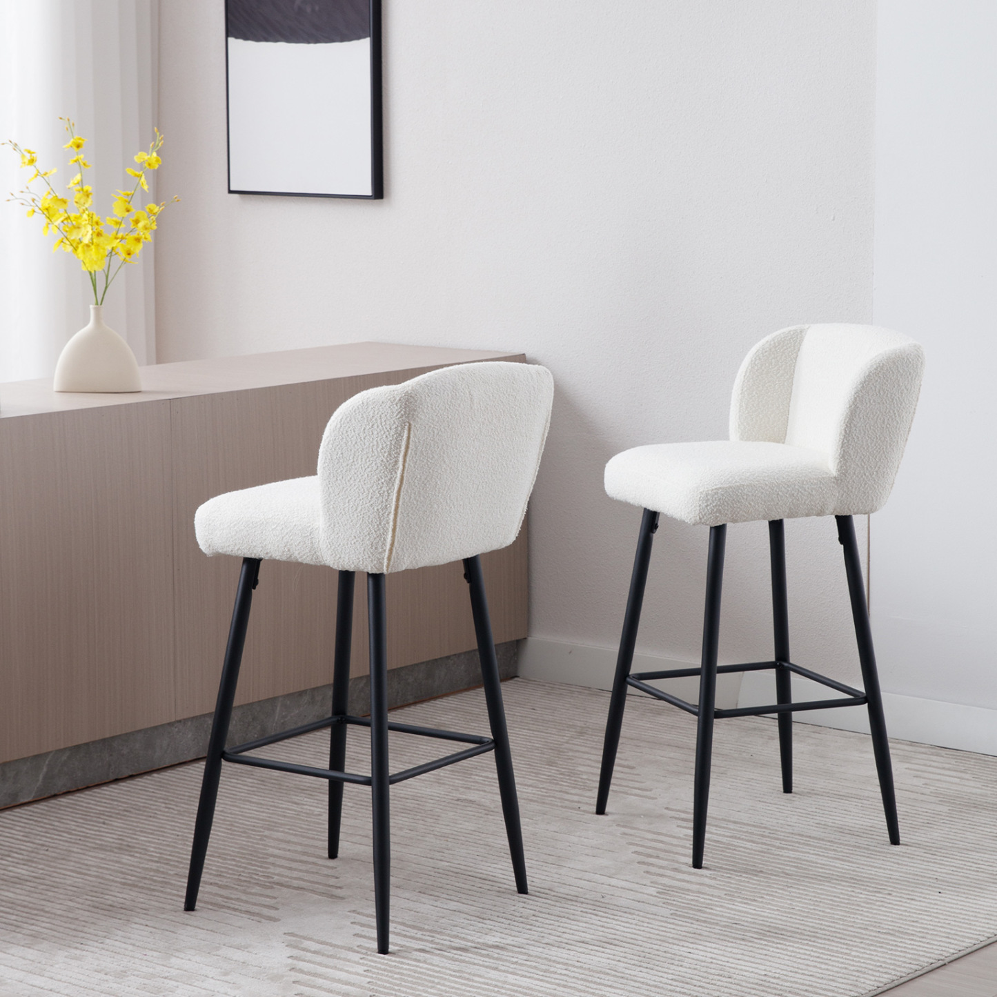 Ember Counter & Bar Stools (Set of 2)