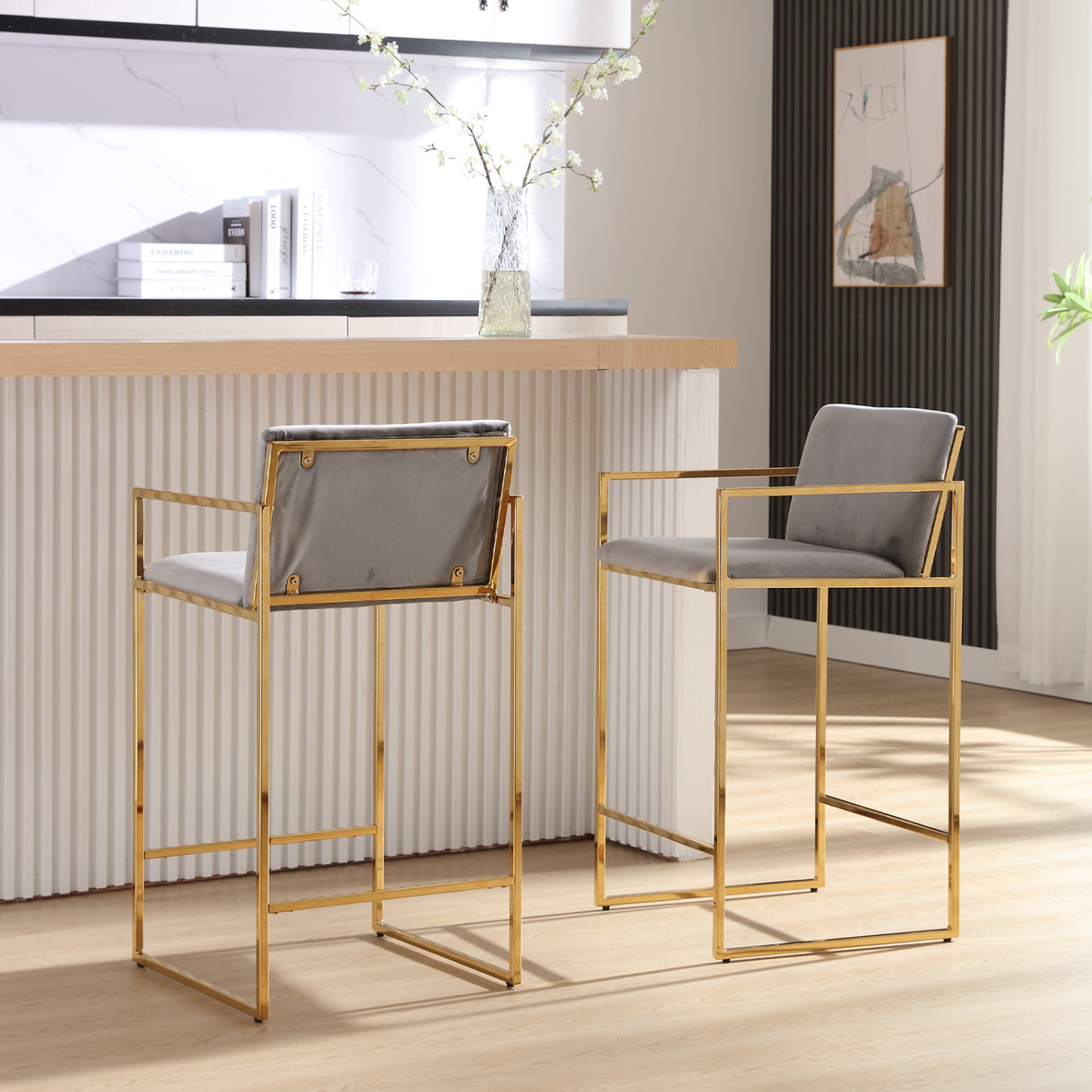 Fabio Counter Bar Stools (Set of 2)