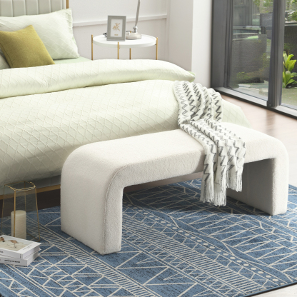 Yeelen Fuzzy Upholstery Bench