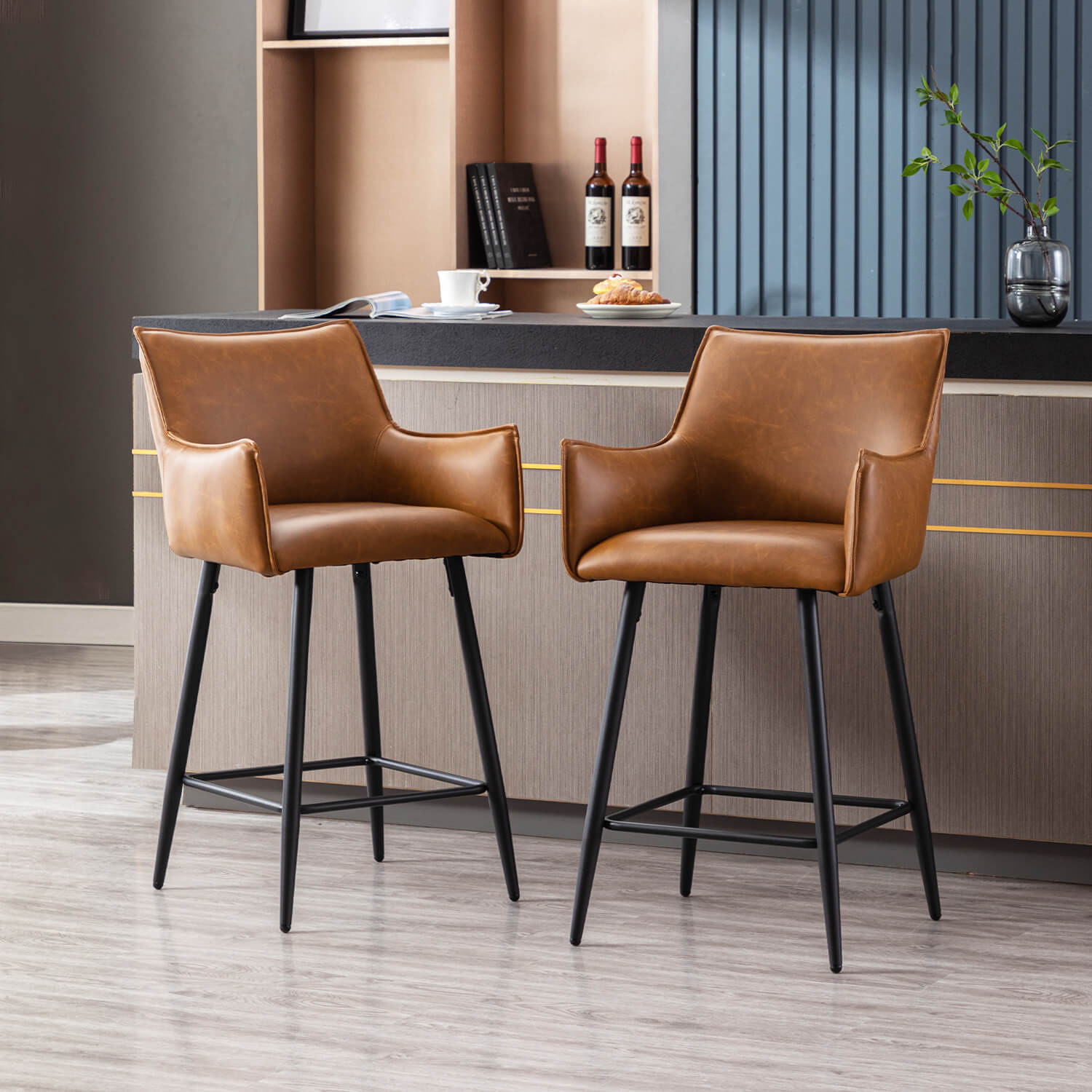 Dowel Bar Stools (Set of 2)