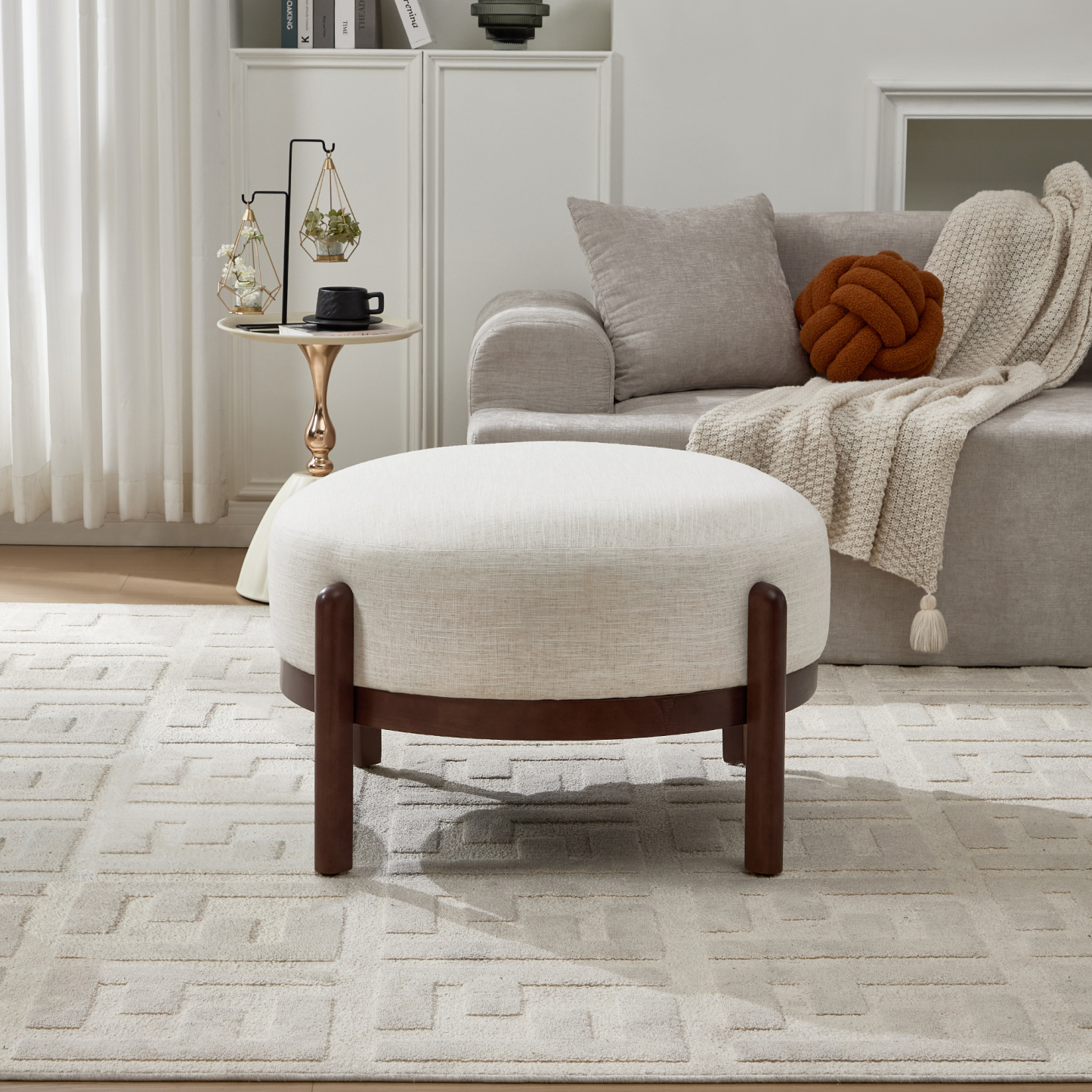 Carter Round Ottoman