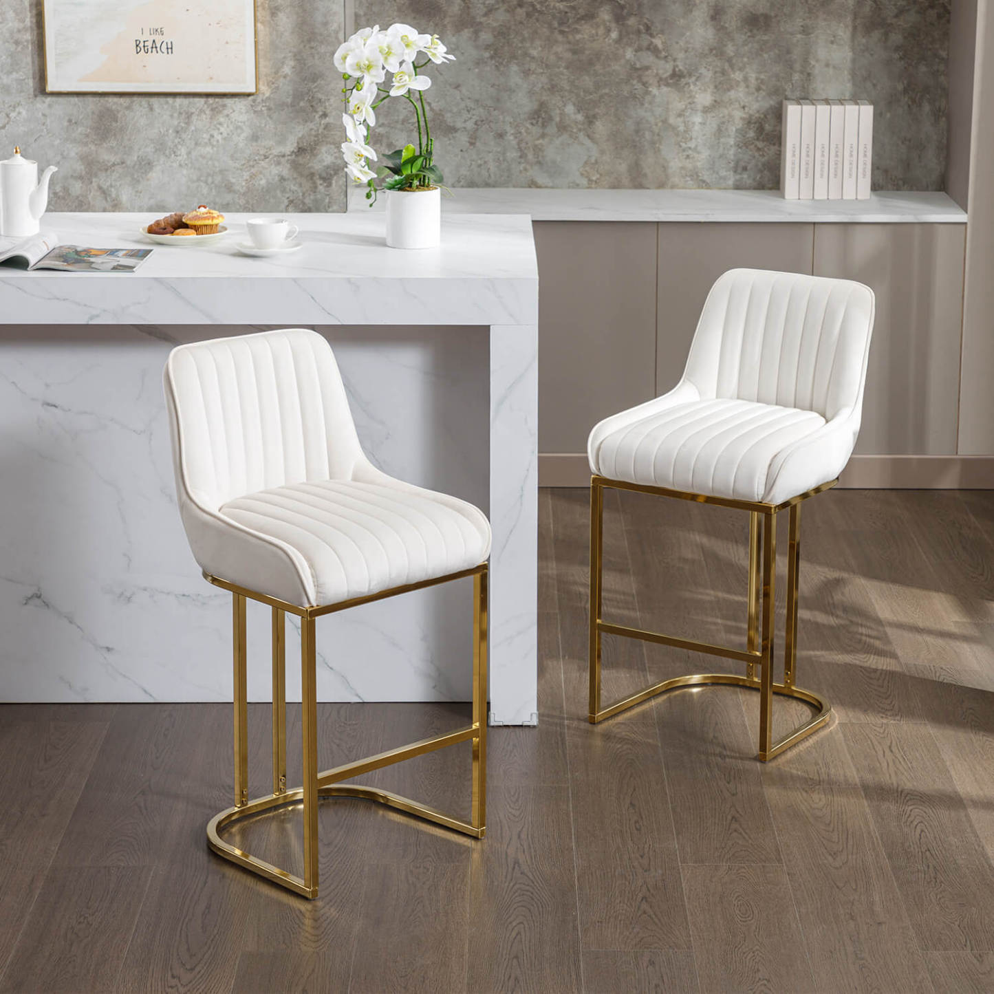 Spencer Counter & Bar Stools (Set of 2)