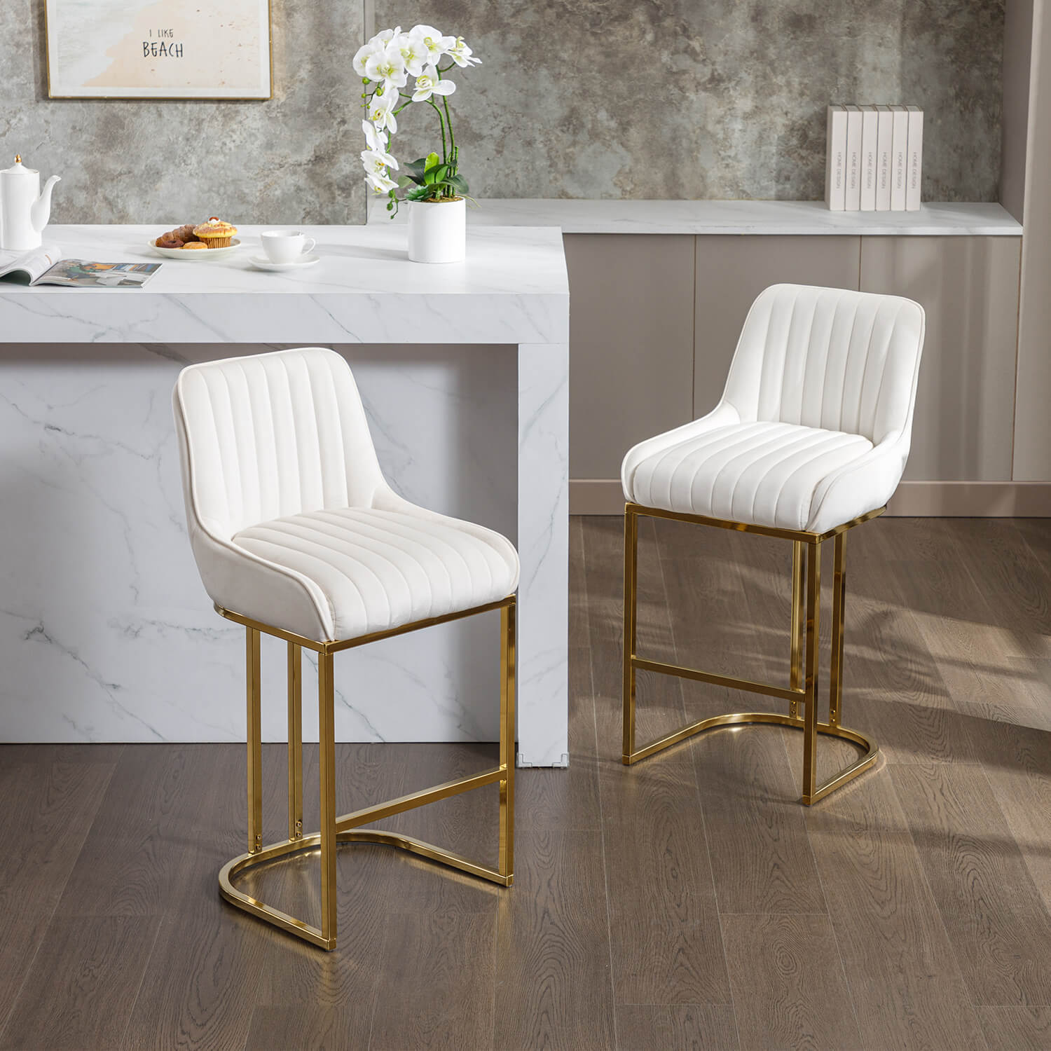 Spencer Counter & Bar Stools (Set of 2)