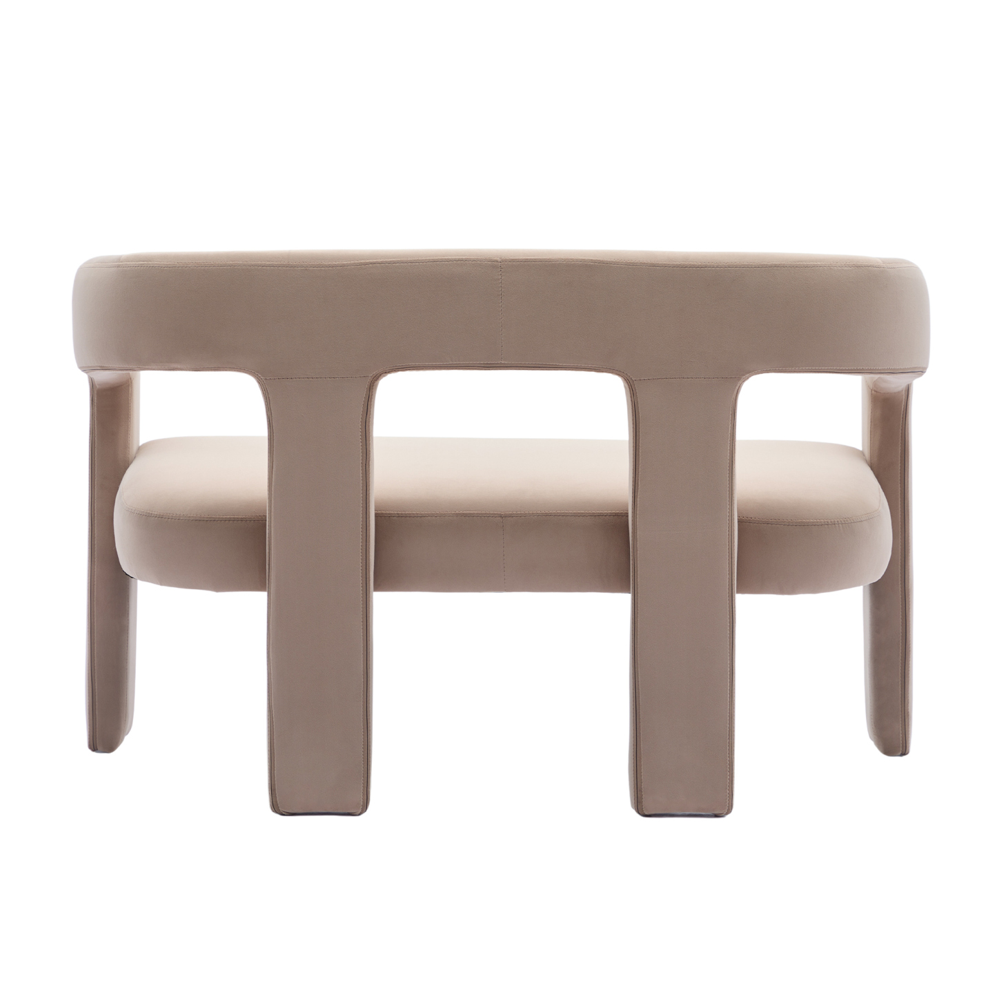Dove 47'' Bench with Back