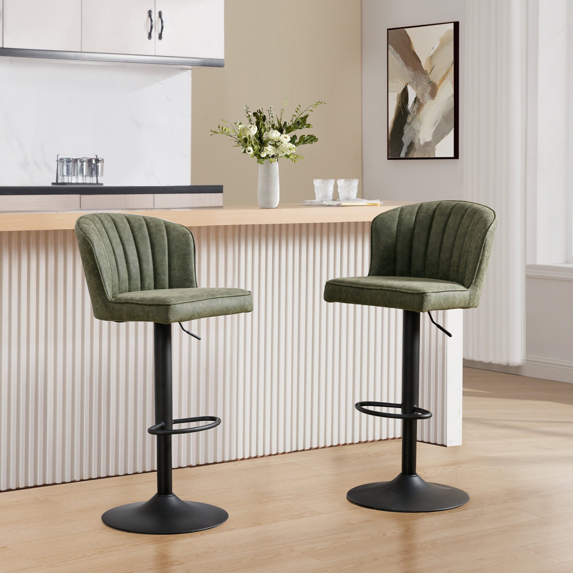 Cameo Adjustable Bar Stools (Set of 2)