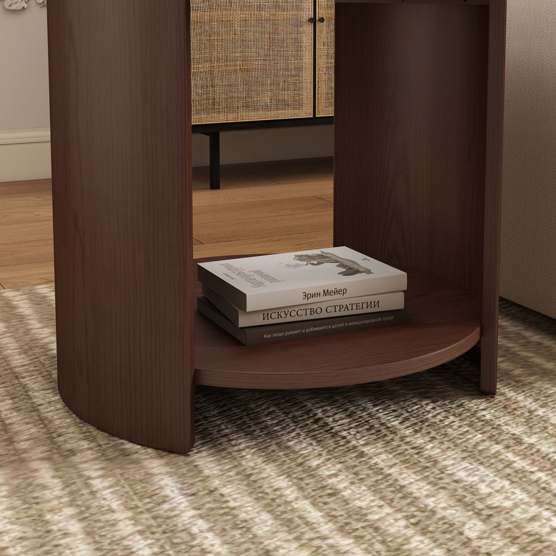 Gia Cultured Marble Side Table