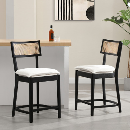 Walter Cane Counter & Bar Stools (Set of 2)