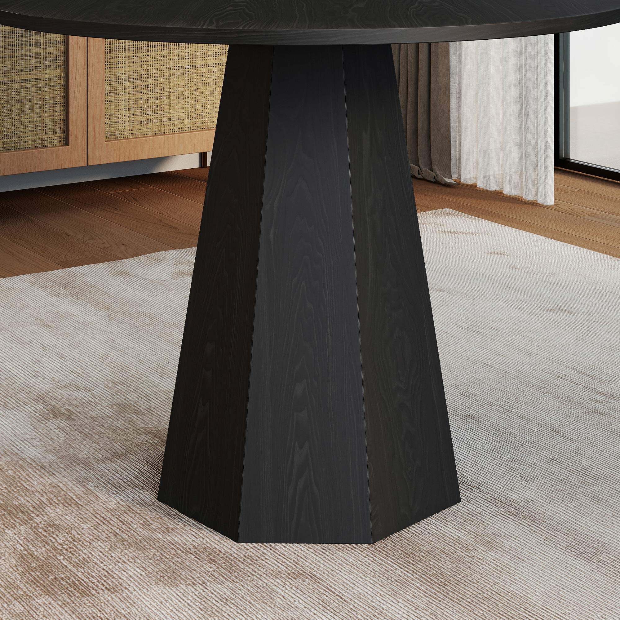 Clark 39" Round Modern Dining Table Set