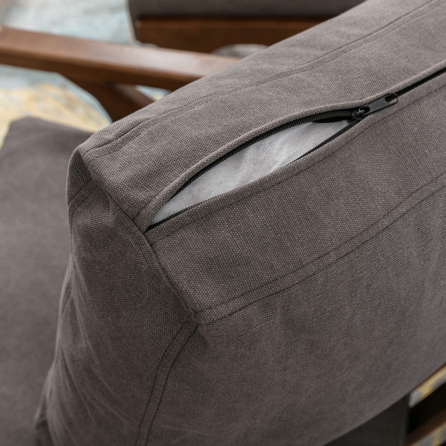 Charles Leather Lounge Armchair