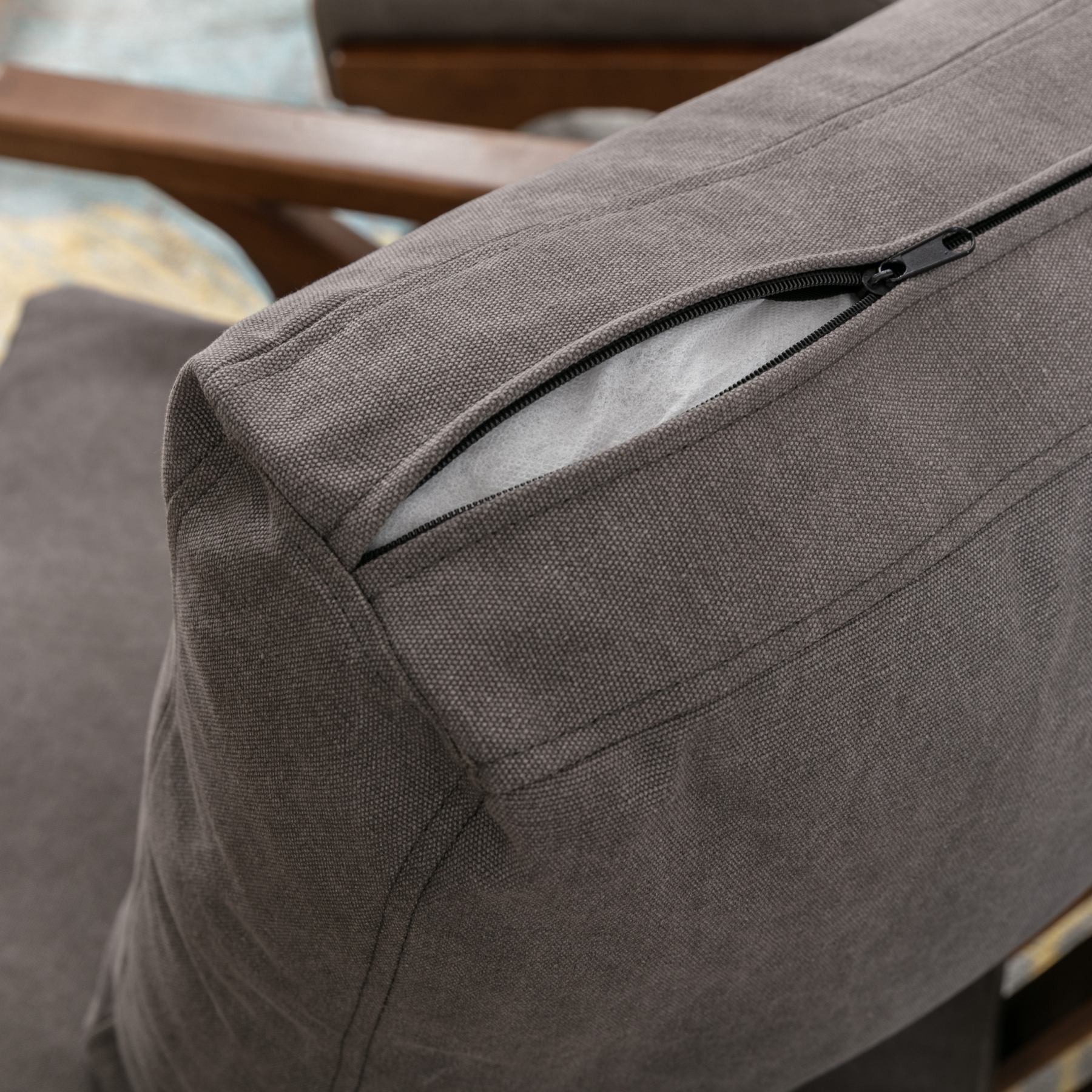 Charles Leather Lounge Armchair