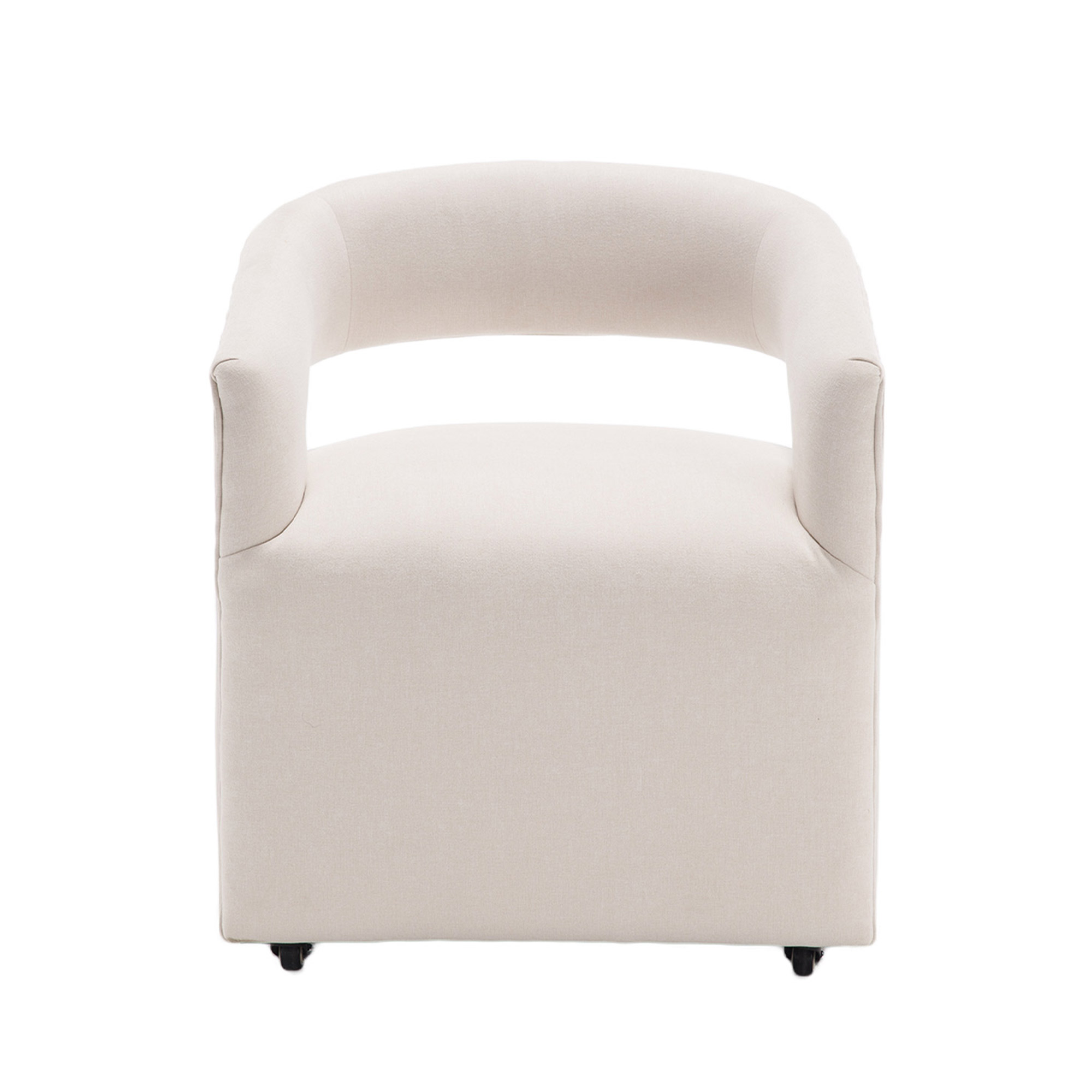 Barrel Rolling Dining Chair