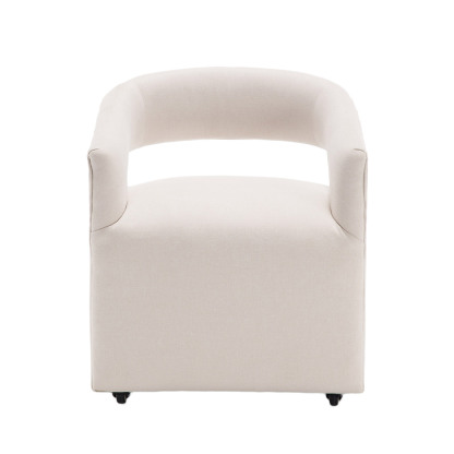 Barrel Rolling Dining Chair