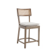 Walter 26.5'' Cane Counter Stool with Soft Pad (Set of 2)