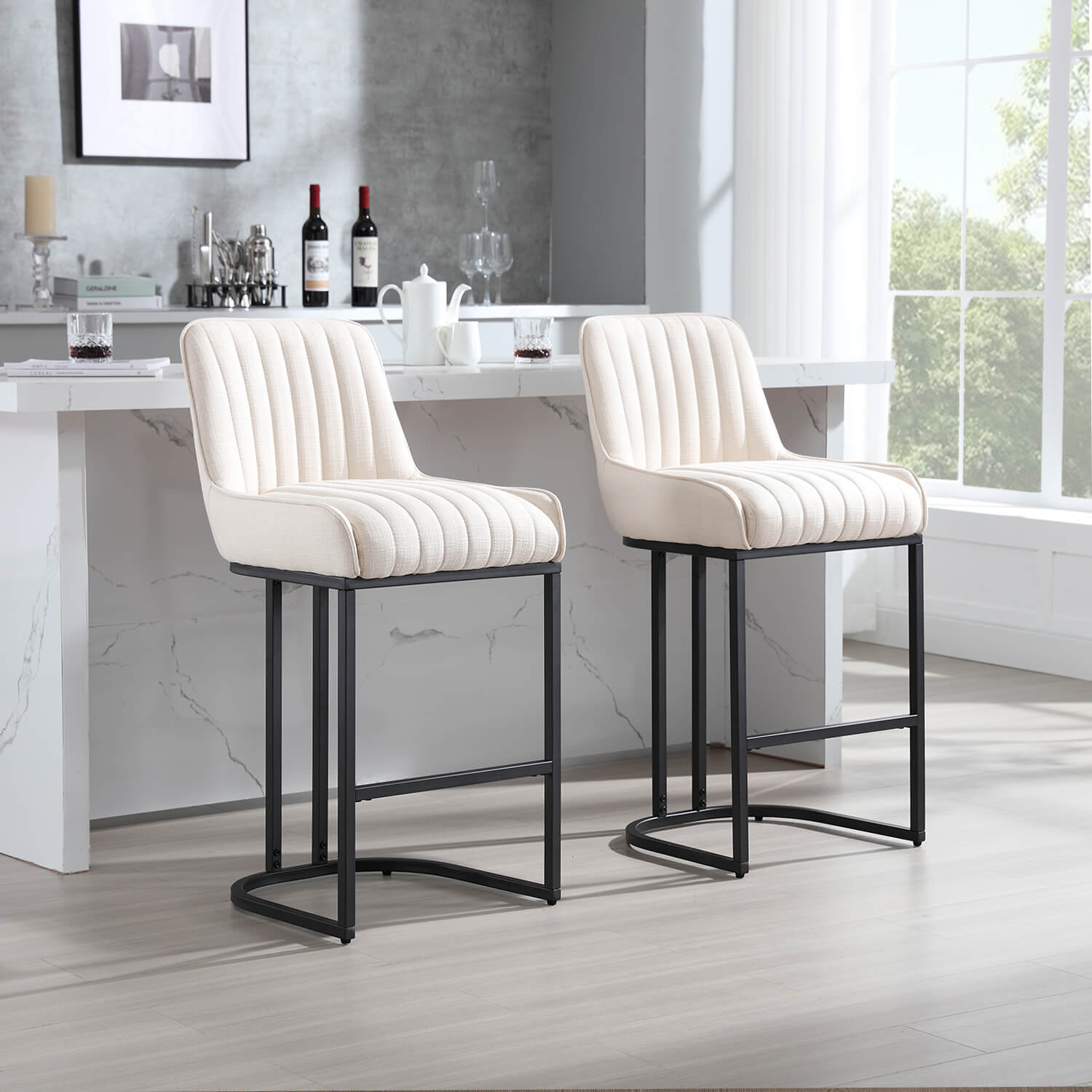 Spencer Counter & Bar Stools (Set of 2)