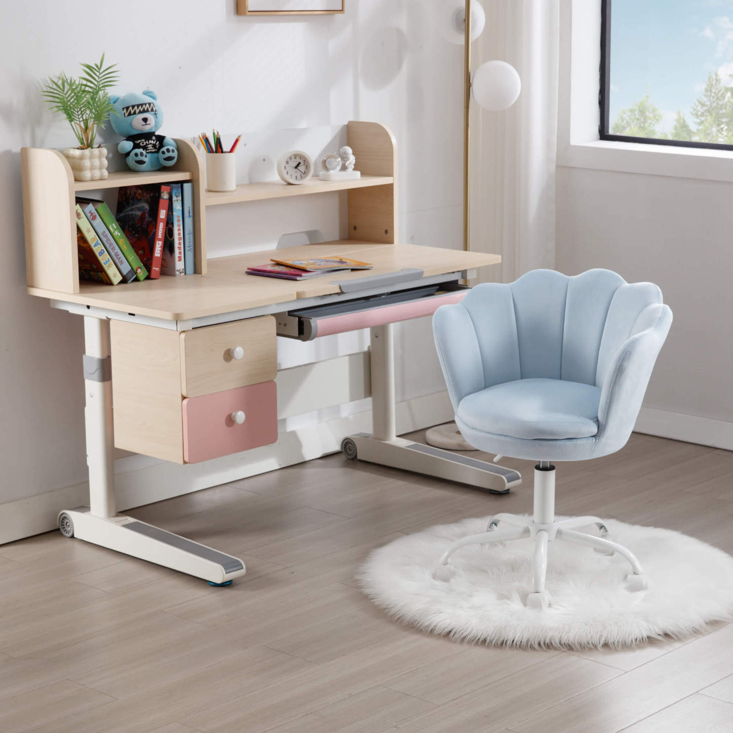 🌸Flower Kids Desk Chair