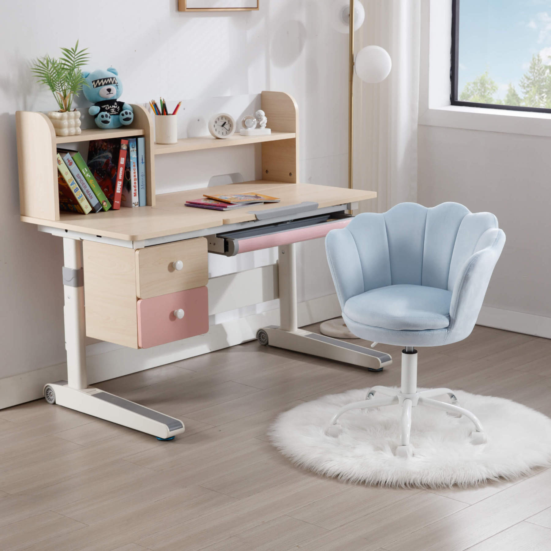 🌸Flower Kids Desk Chair