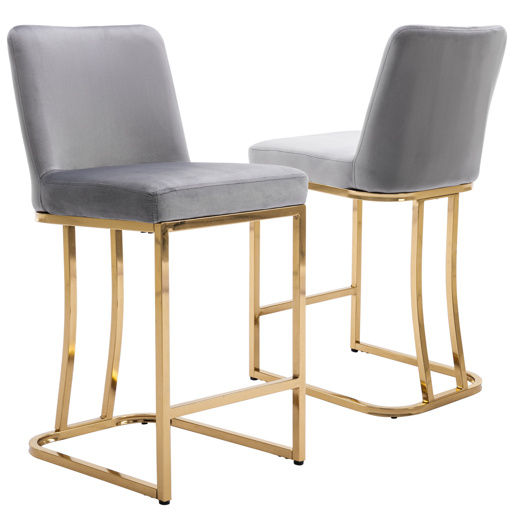 Square Counter & Bar Stools (Set of 2)