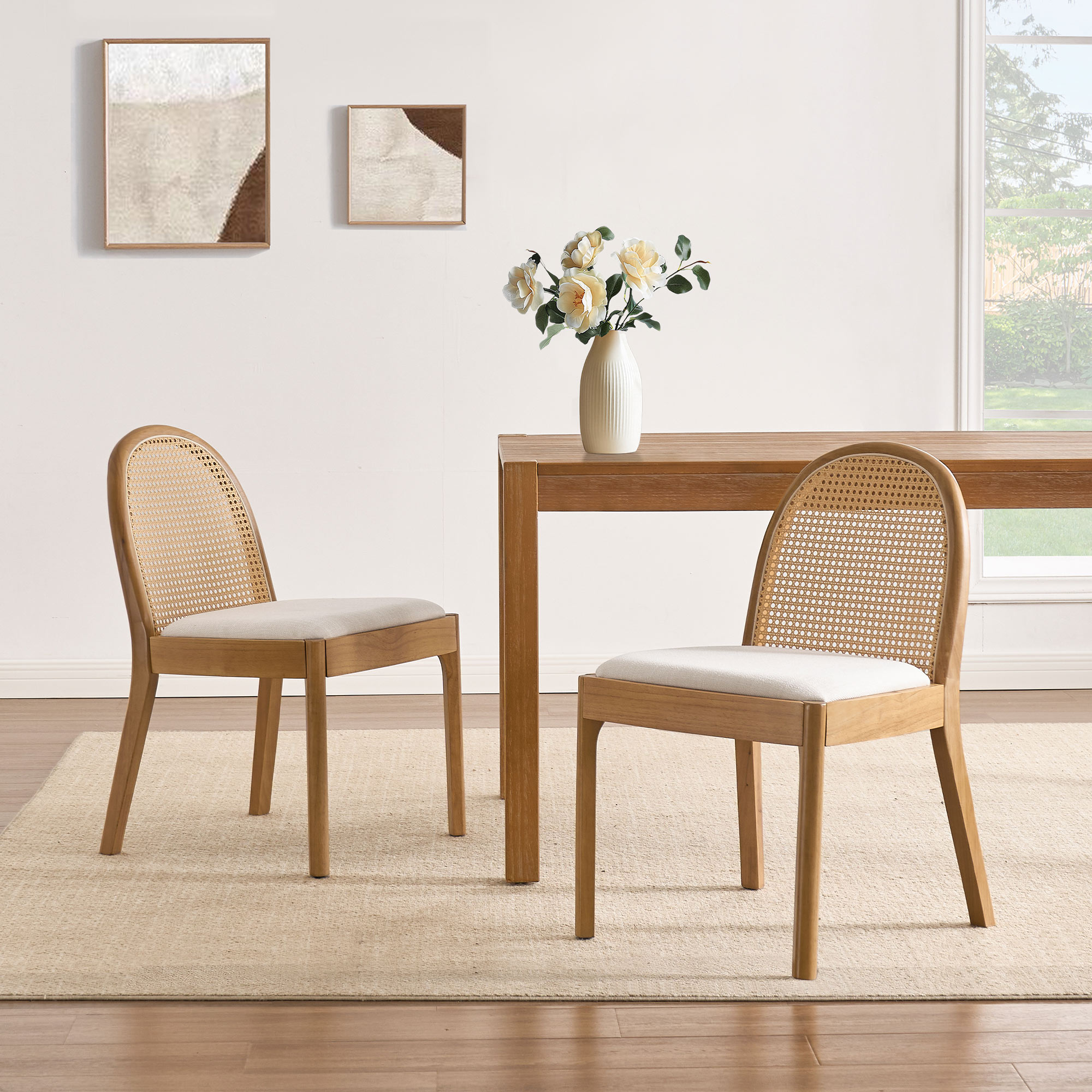 Salem Rattan Dining Chairs (Set of 2)