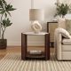 Gia Cultured Marble Side Table