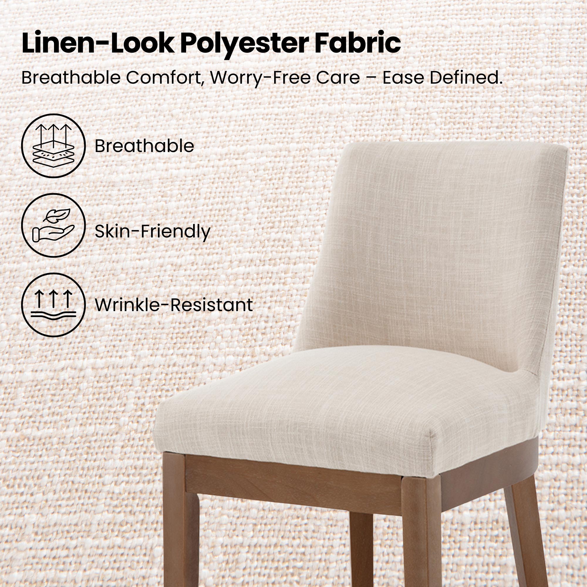 Codie Modern Upholstered Dining Chairs (Set of 2) | DAYALANE