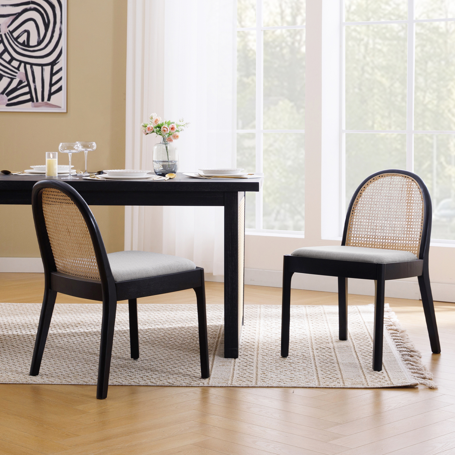 Salem Rattan Dining Chairs (Set of 2)