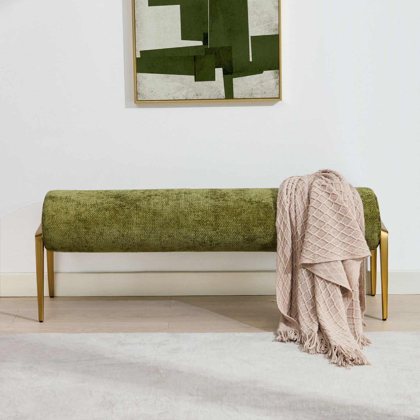 Berlin Chenille Bench