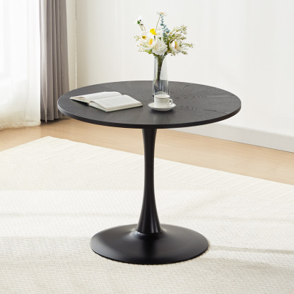 35'' Tulip Black Dining Table