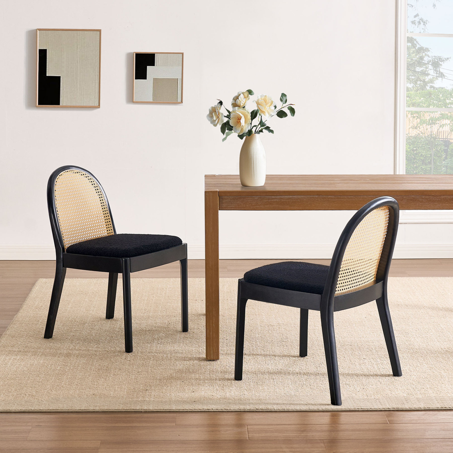 Salem Rattan Dining Chairs (Set of 2)