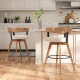 Casey Swivel Counter Stools (Set of 2)