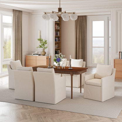 James 63'' Rectangular Dining Table Set