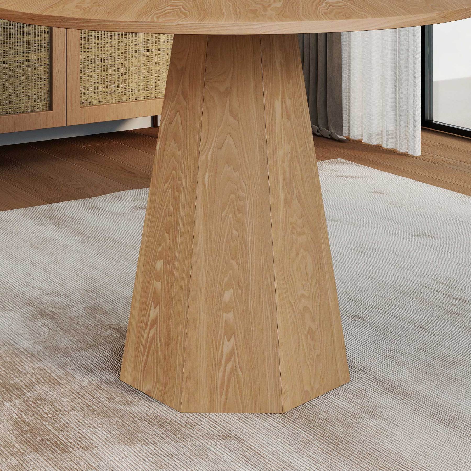 Clark 39" Round Modern Dining Table Set