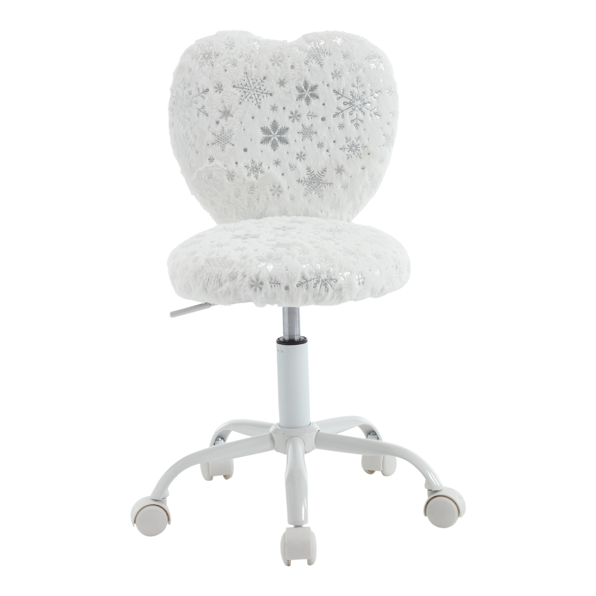 Fuzzy white best sale desk chair