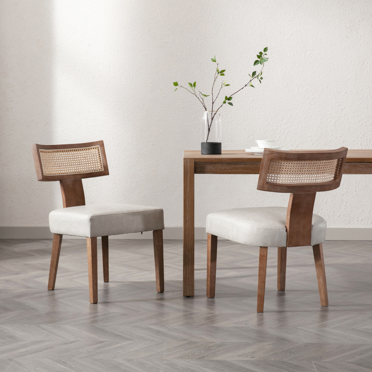 Payson Cane Dining Chairs (Set of 2)