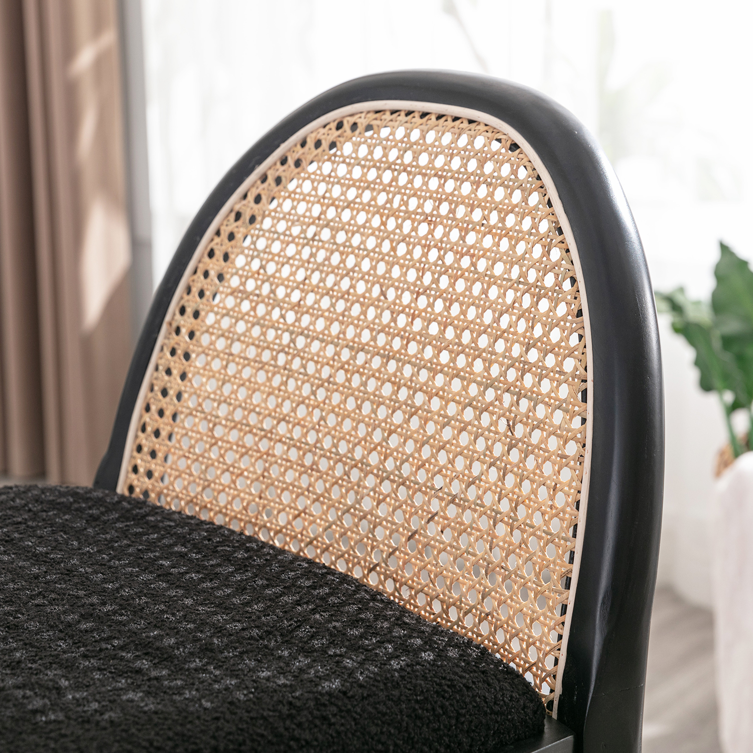 Salem Round Rattan Bar Stools (Set of 2)