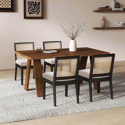 63'' Cross Wooden Dining Table