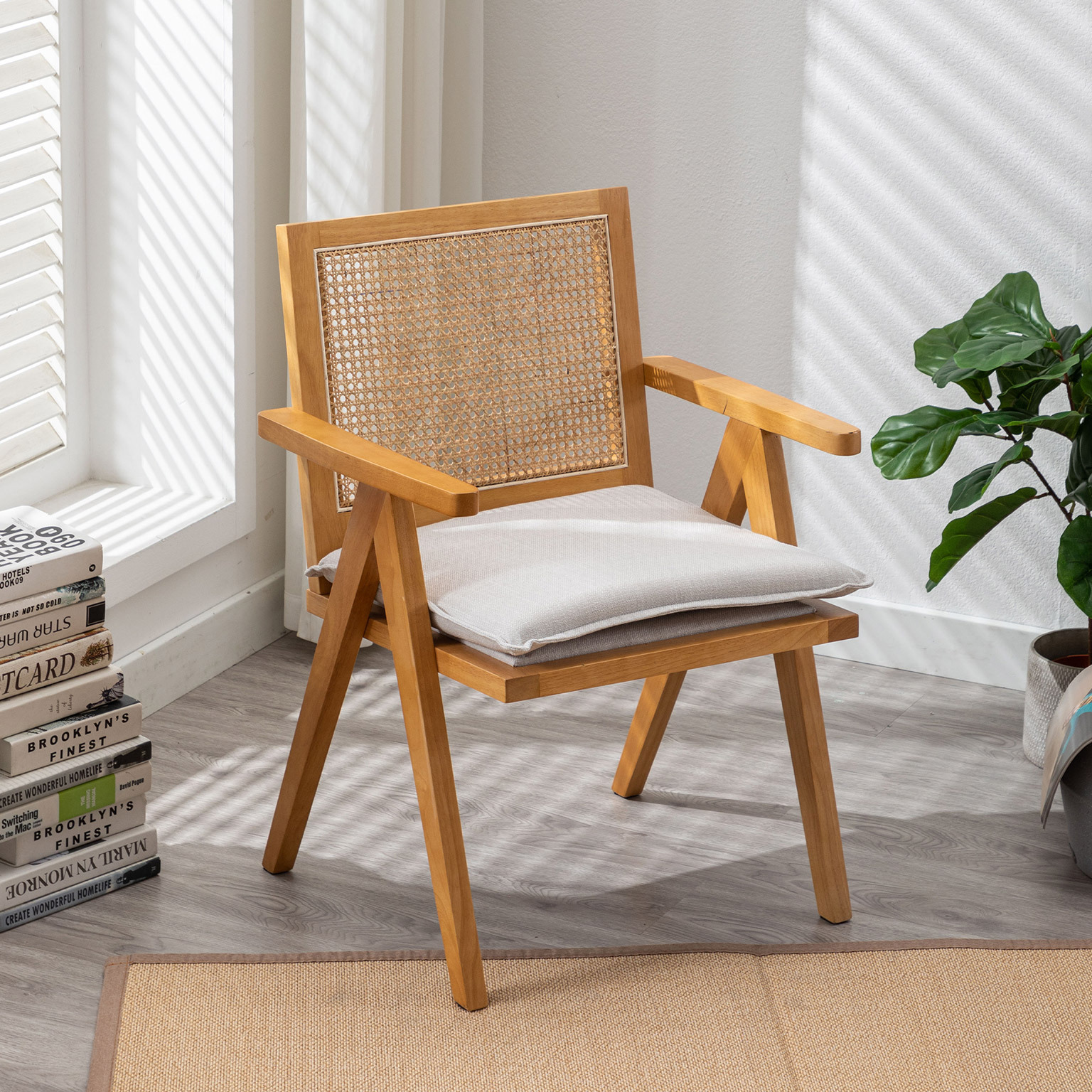 Cross Cane Armchair