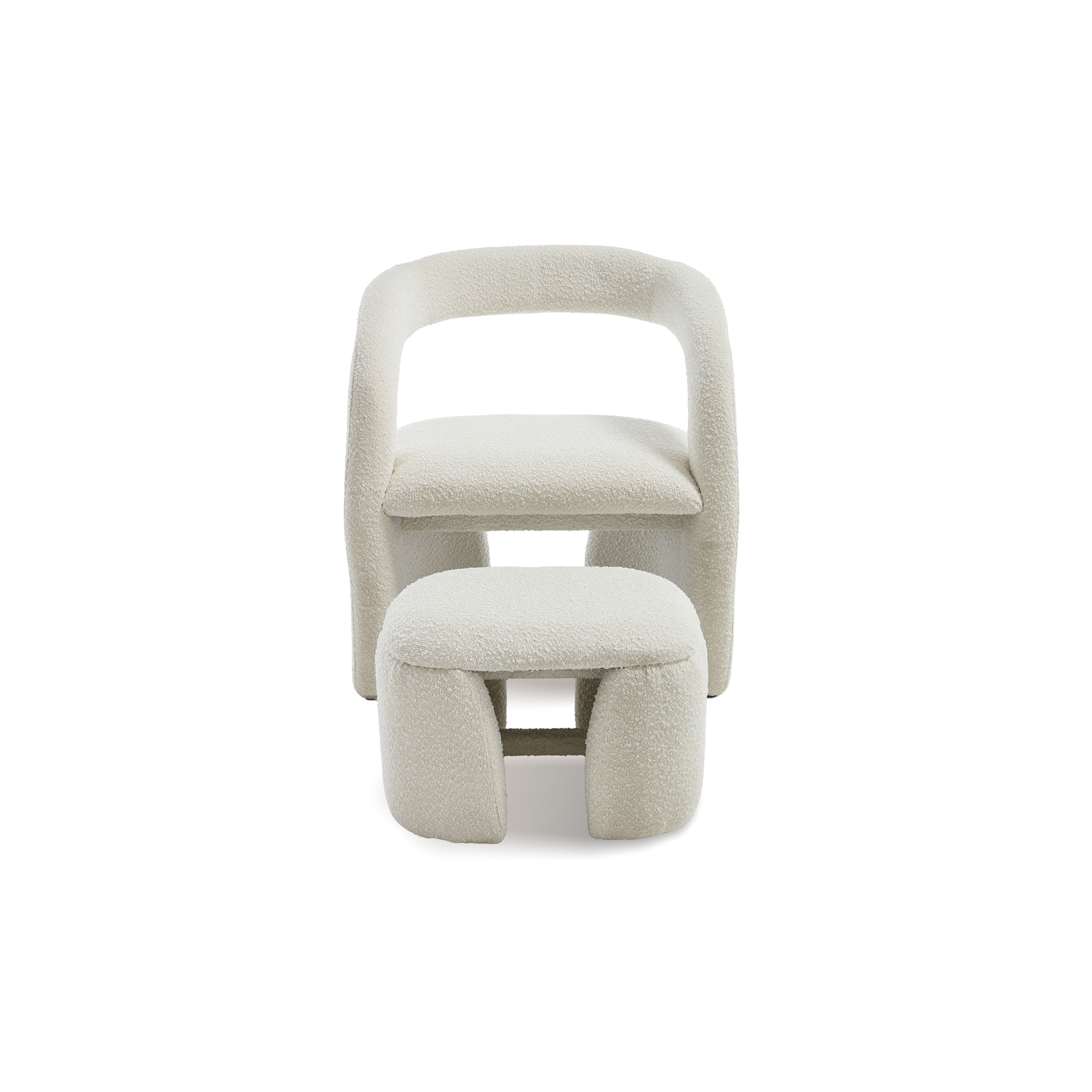 Eva Accent Chair with Ottoman