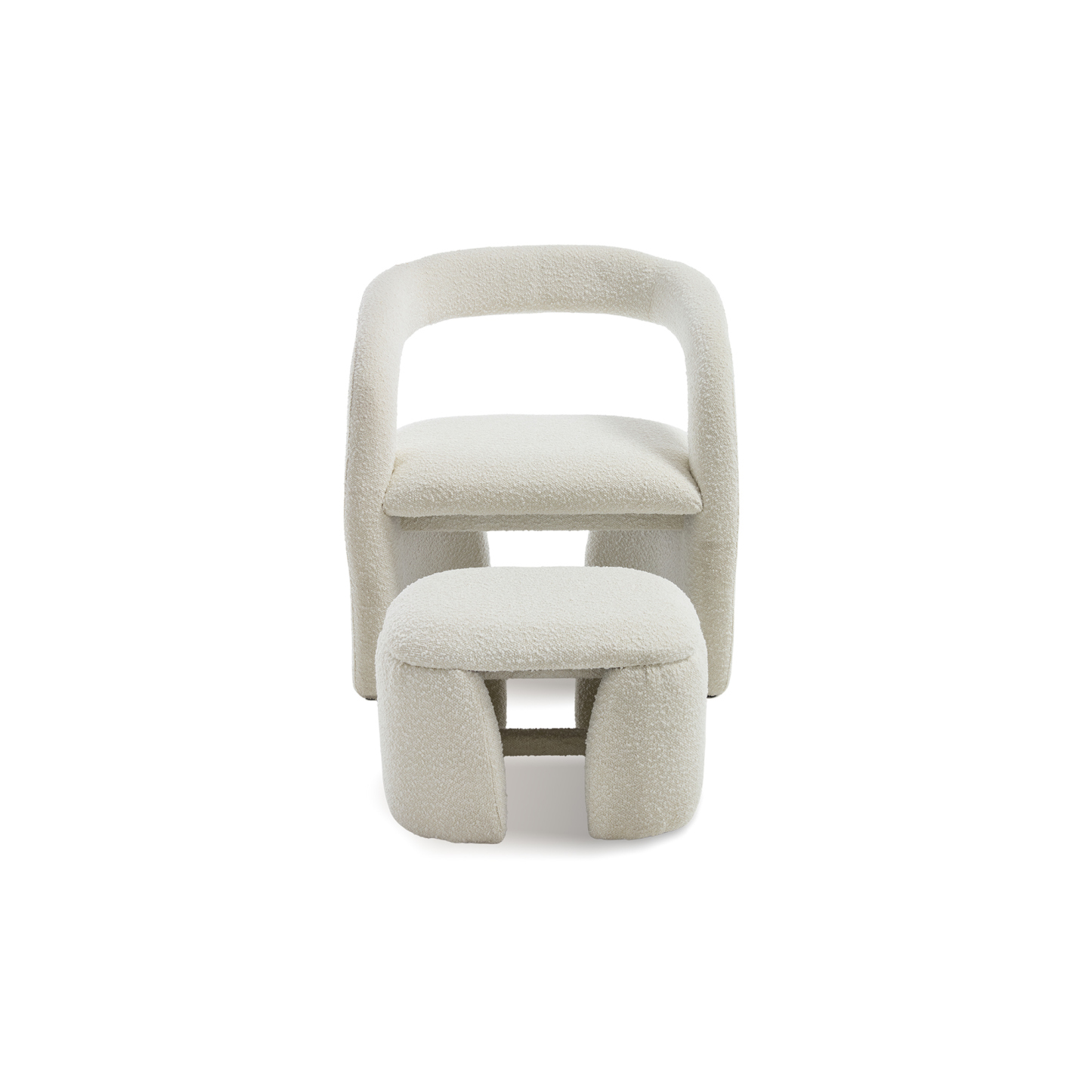 Eva Accent Chair with Ottoman