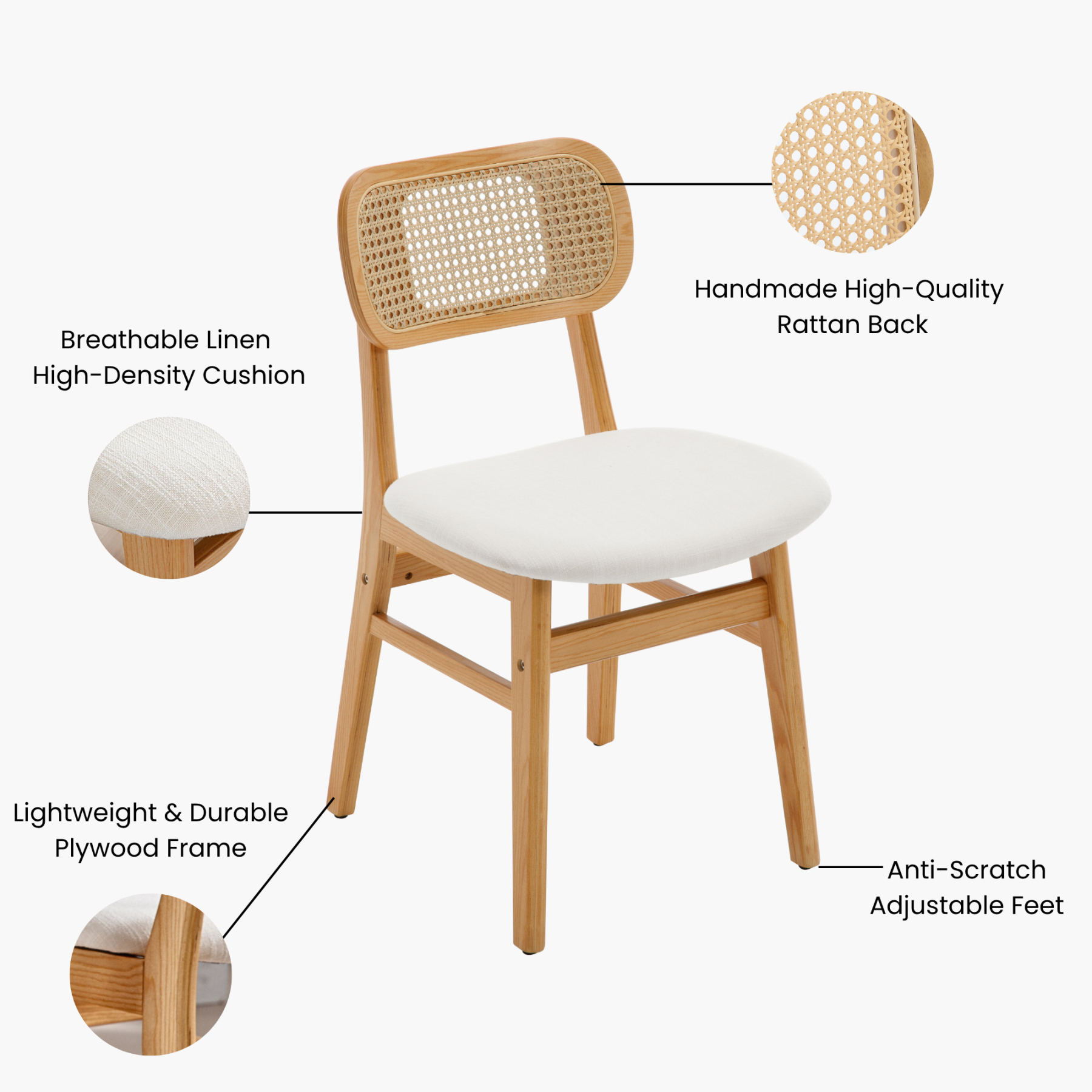 Eric Cane Dining Chairs (Set of 2)