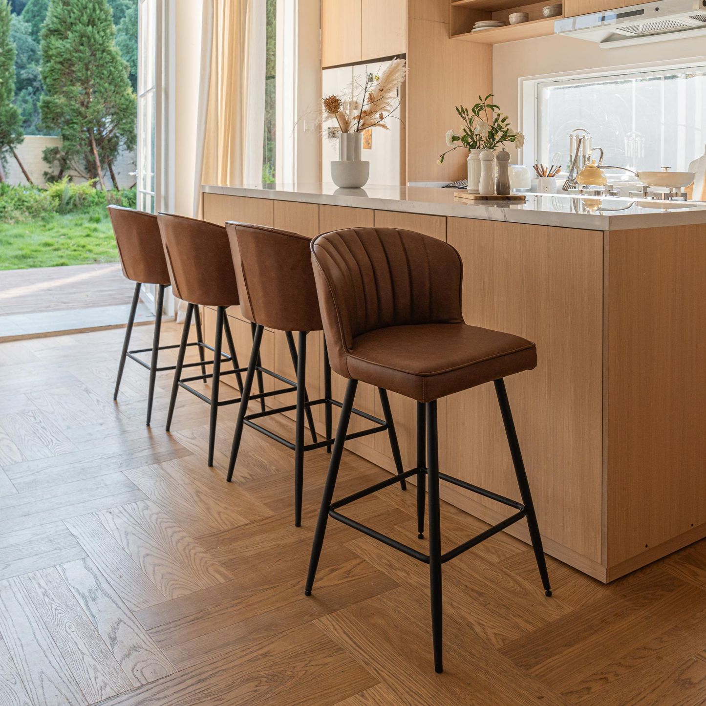 Cameo Counter & Bar Stools (Set of 2)