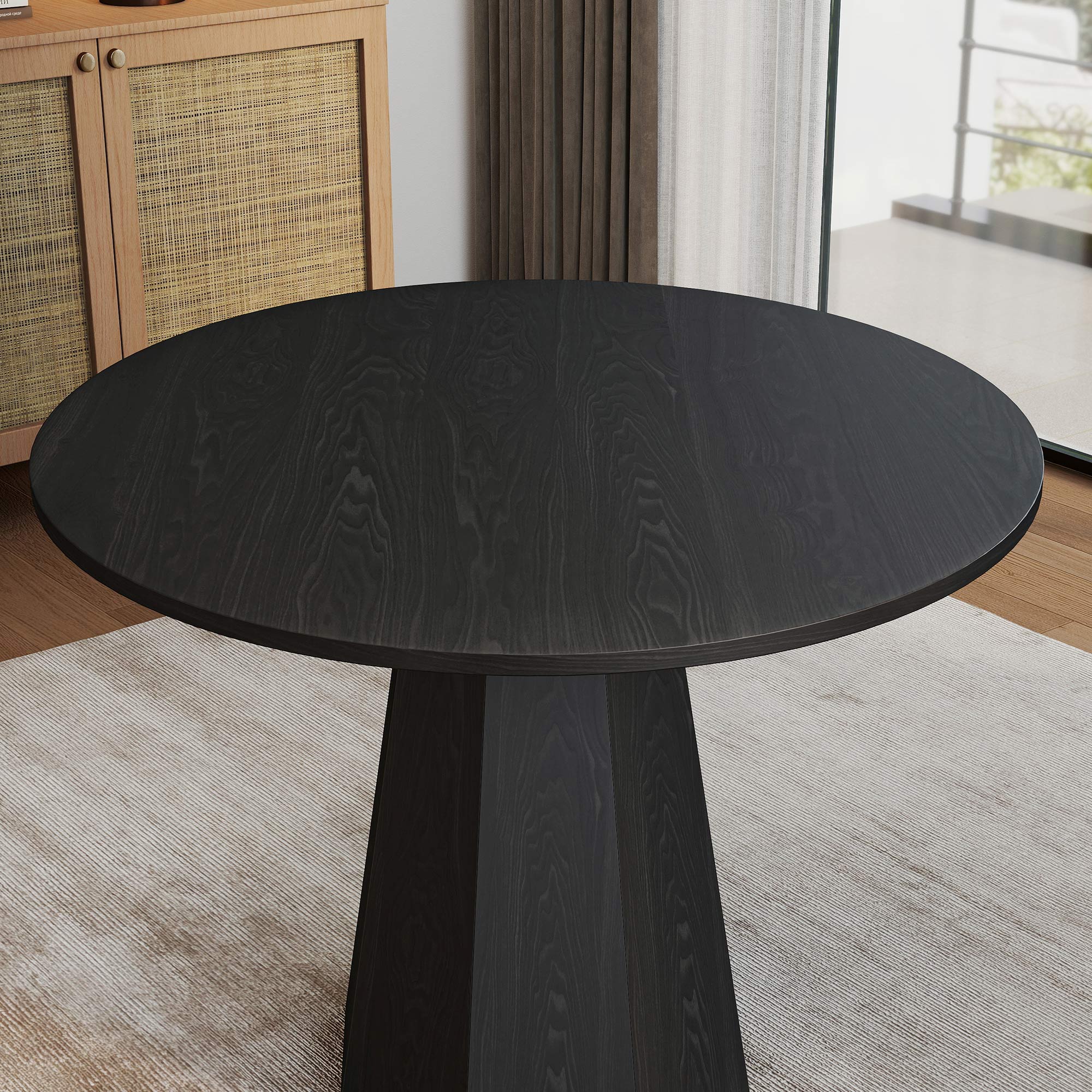 Clark 39" Round Modern Dining Table Set