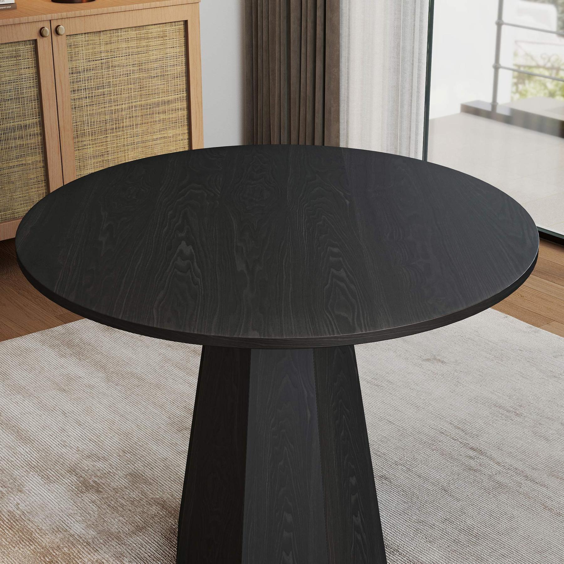 Clark 39" Round Modern Dining Table Set