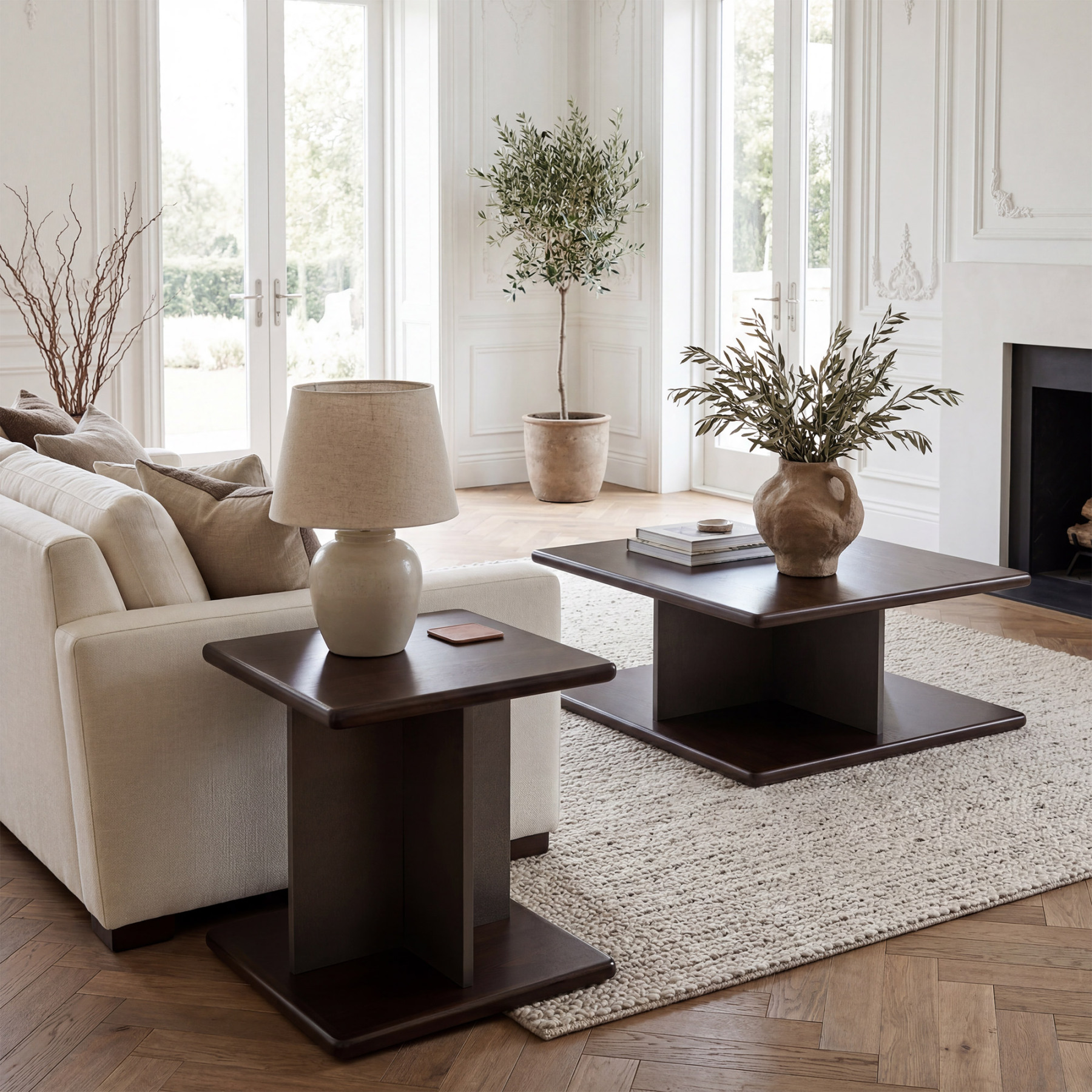 Partition Coffee Table Set