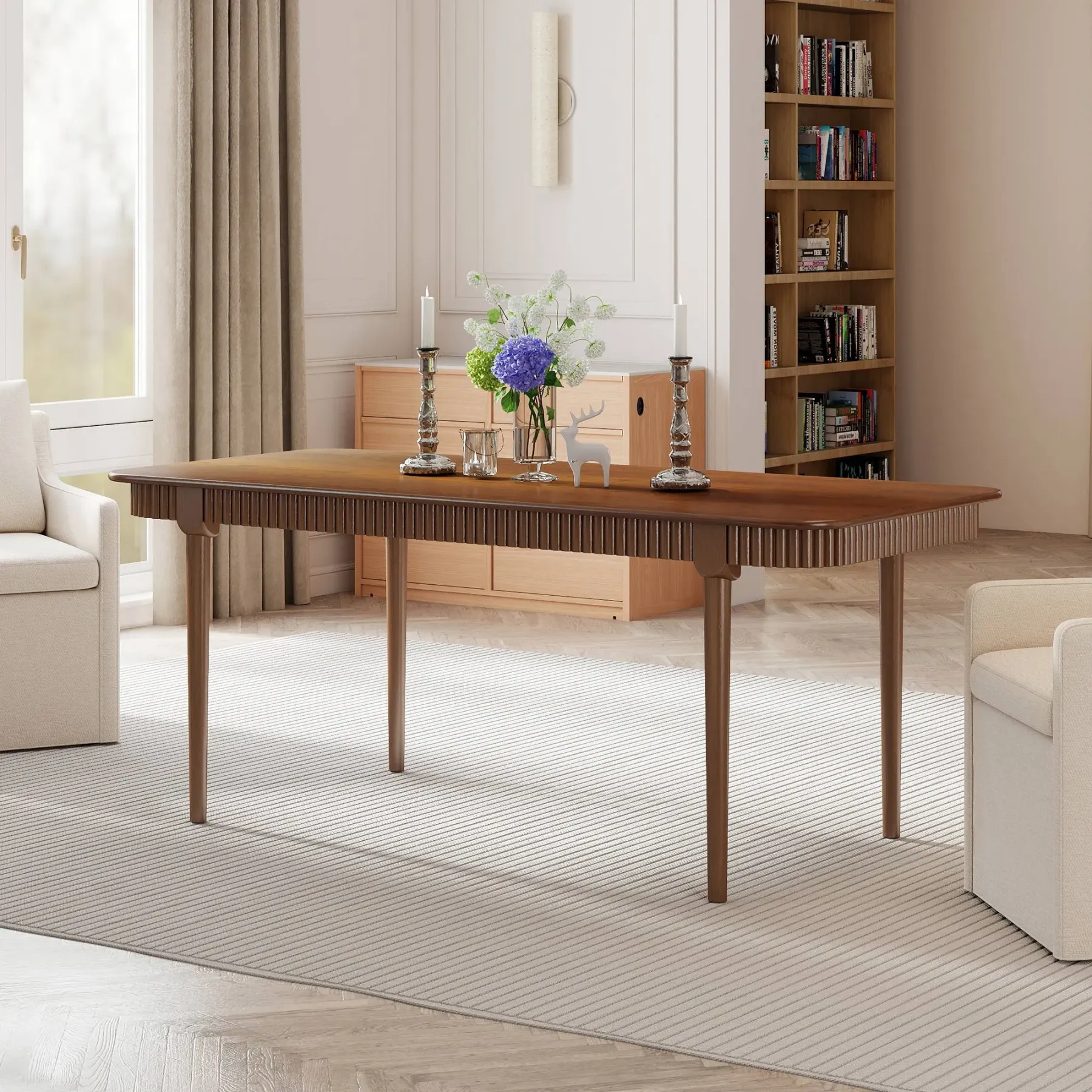 James Rectangular Dining Table 63''