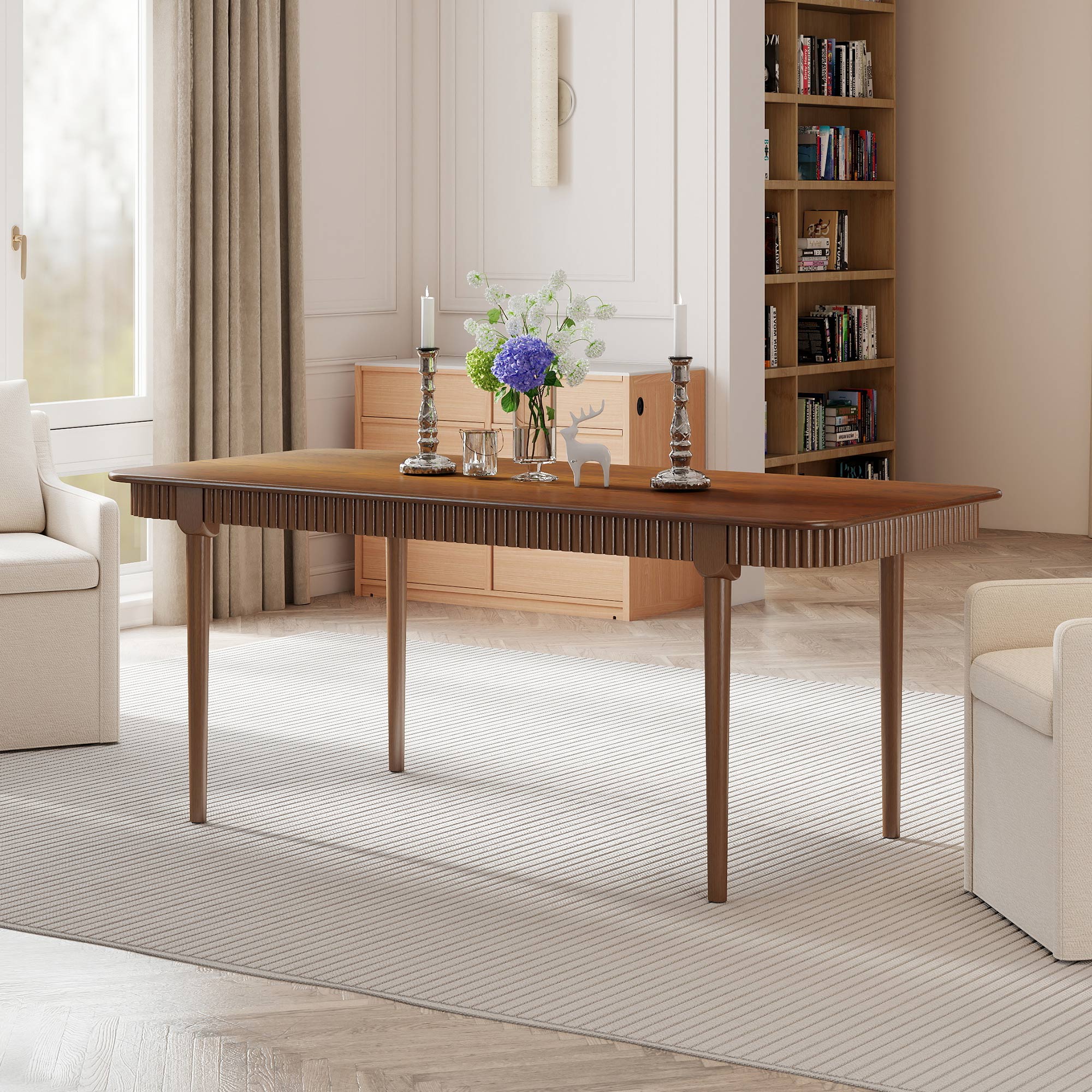 James 63'' Rectangular Dining Table Set