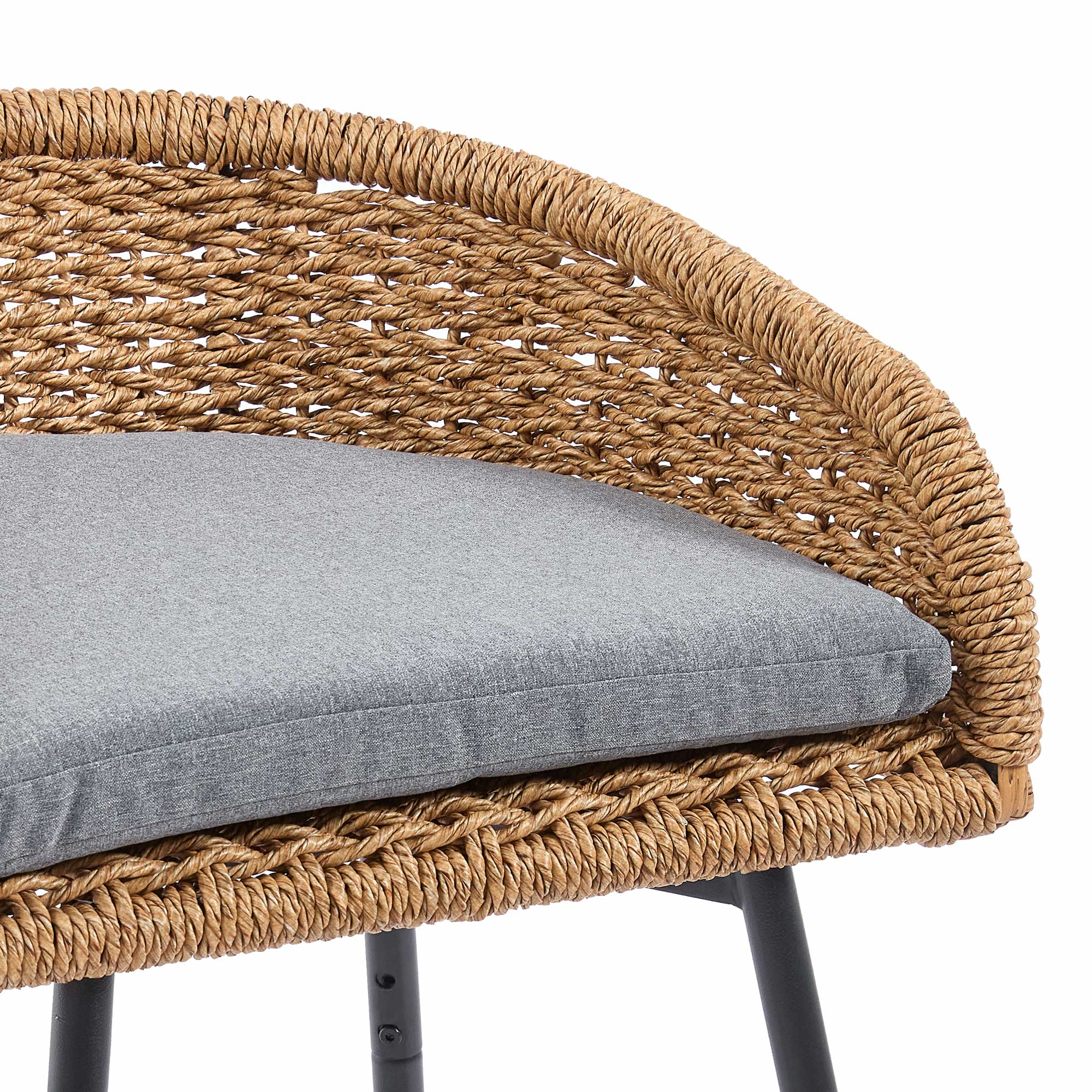 Neil Outdoor Cane Bar Stools Set